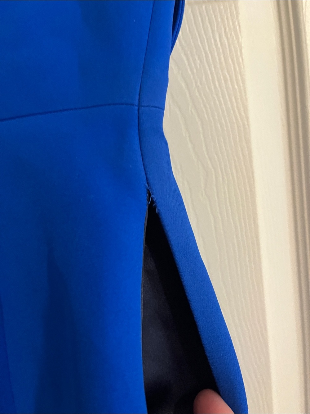 Ted Baker Cobalt Blue Floral Knot Sheath Dress - Picture 4 of 6